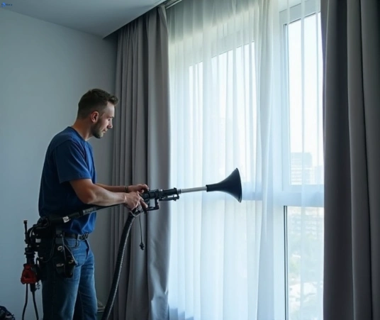 Professional commercial curtain cleaning process equipment Matty Curtain Cleaning surry-hills-nsw